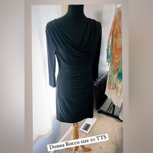Simple black dress stretchy comfortable